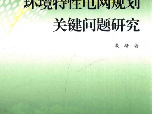 环境特性电网规划关键问题研究