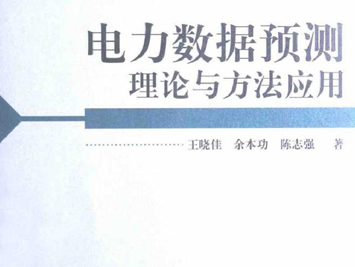 电力数据预测理论与方法应用