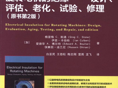 国际电气工程先进技术译丛 旋转电机的绝缘——设计 评估 老化 试验 修理 (原书第2版) 高清可编辑文字版