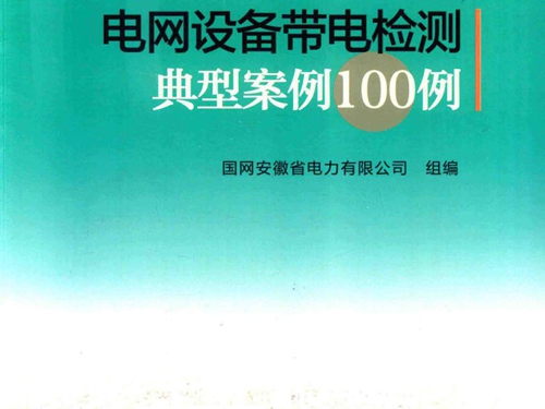 电网设备带电检测典型案例100例 国网安徽省电力有限公司组编 (2018版)