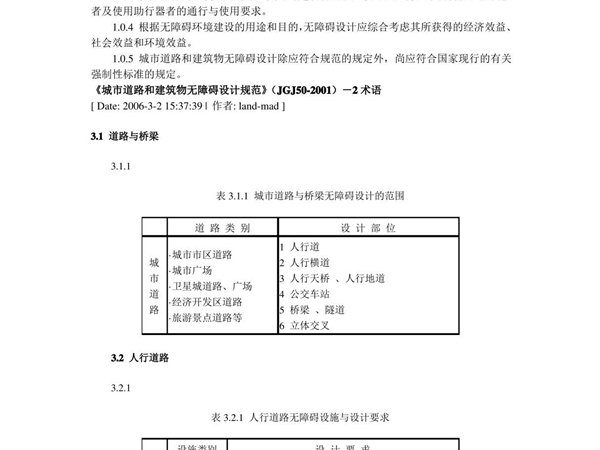 城市道路和建筑物无障碍设计规范