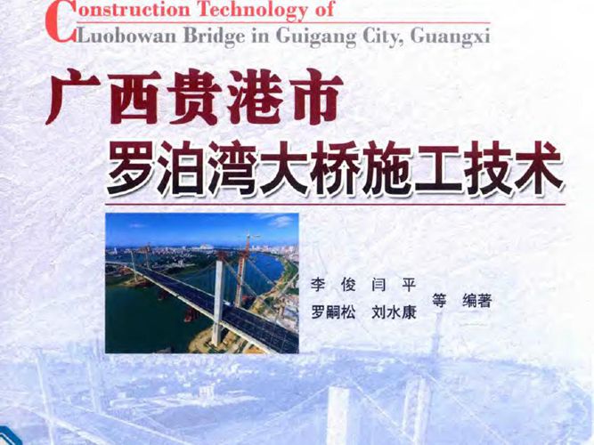 广西贵港市罗泊湾大桥施工技术：公路基础设施建设与养护李俊、闫平、罗嗣松、刘水康