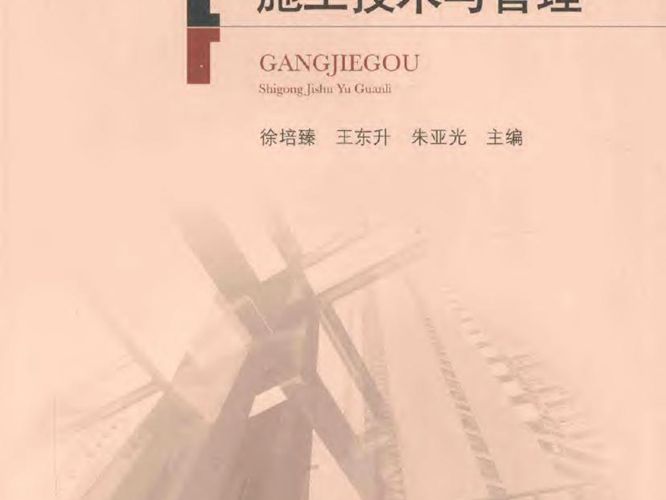 钢结构施工技术与管理 徐培臻 王东升 朱亚光  2013年版