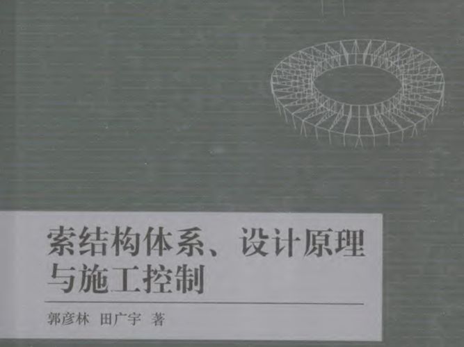 索结构体系、设计原理与施工控制 郭彦林 田广宇 著 2014年