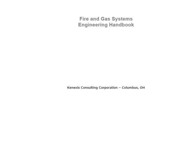 英文版 火气系统工程手册 Fire and Gas Systems Engineering Handbook