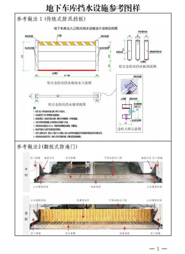 2023图集版湖北省《地下车库挡水设施参考图样》《新建城市高架桥排水管一般做法》《既有城市高架桥排水改善做法》