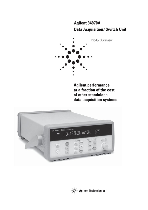 Agilent 34970A 说明书用户手册