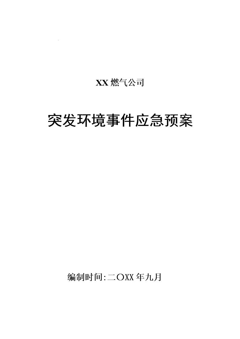 燃气公司应急预案(120页)