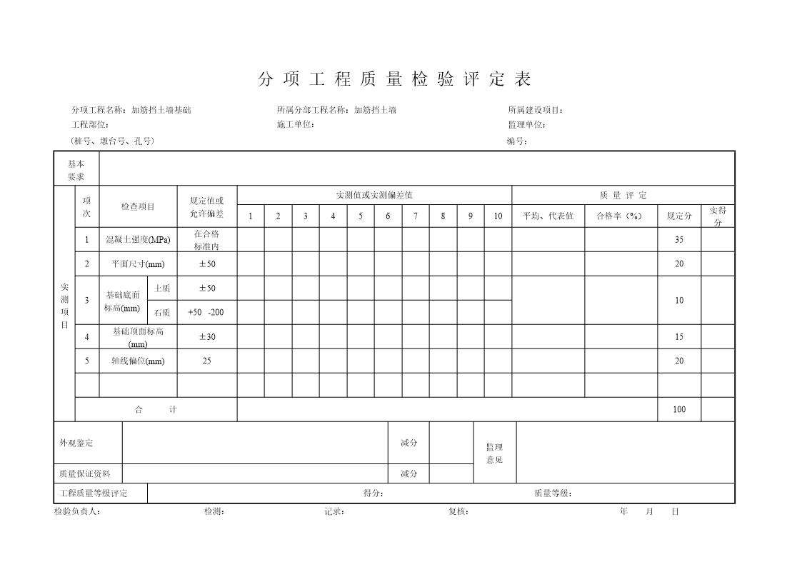 加筋基础