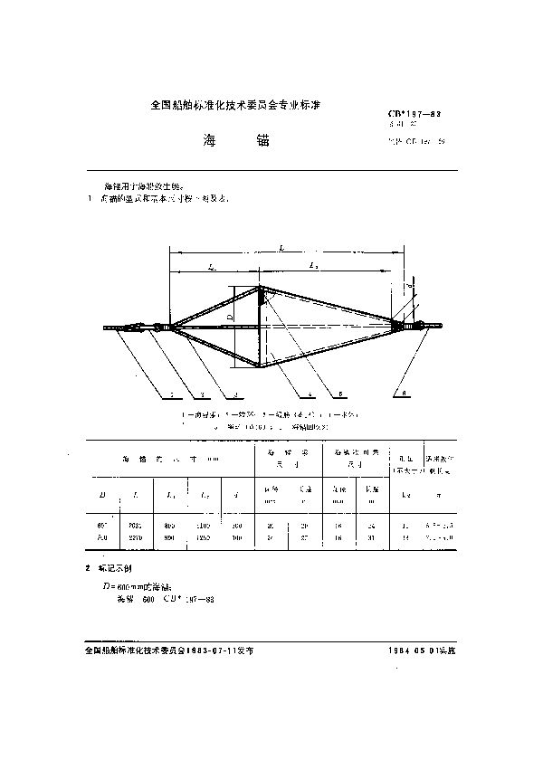 海锚 (CB 197-1983）