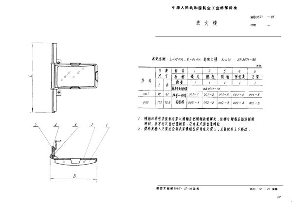 放大镜 (HB 3571-1985)