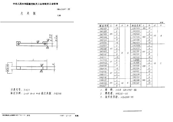 左夹板 (HB 4344-1989)