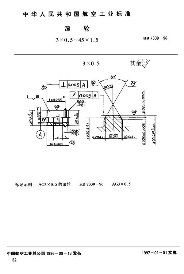 滚轮 (HB 7339-1996)