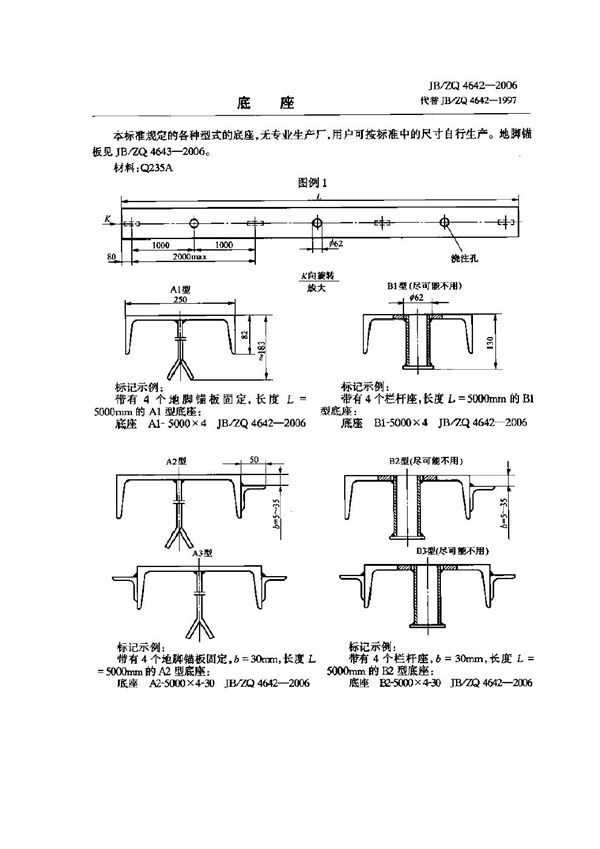 底座 (JB/ZQ 4642-2006)